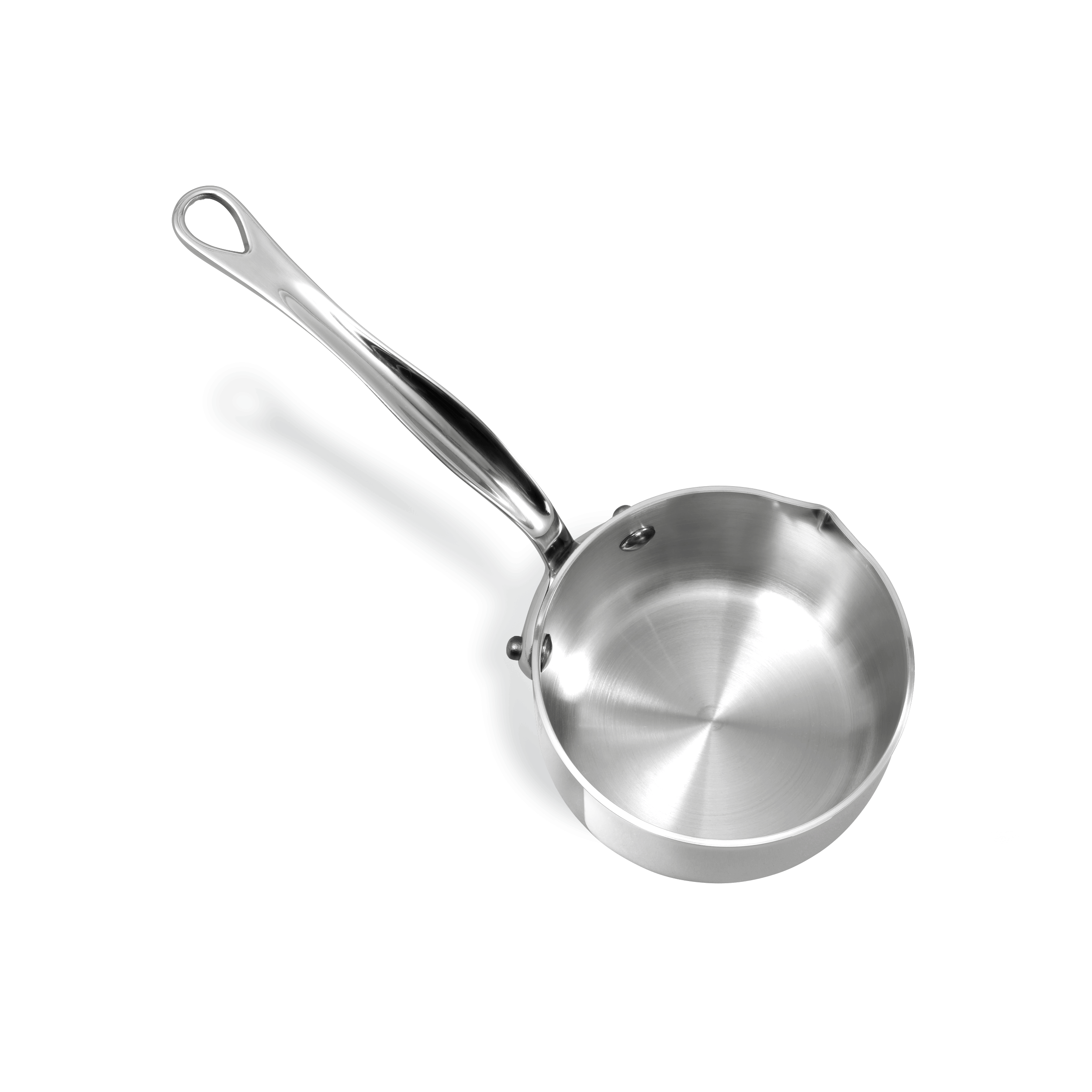 Casserole en inox avec bec verseur M'COOK