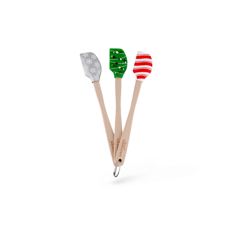Set de 3 mini spatules Noël
