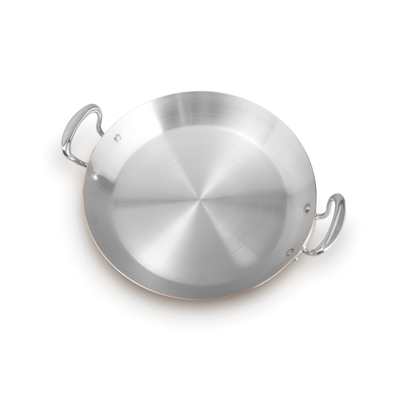 Plat à paëlla en cuivre inox M'HÉRITAGE 150S