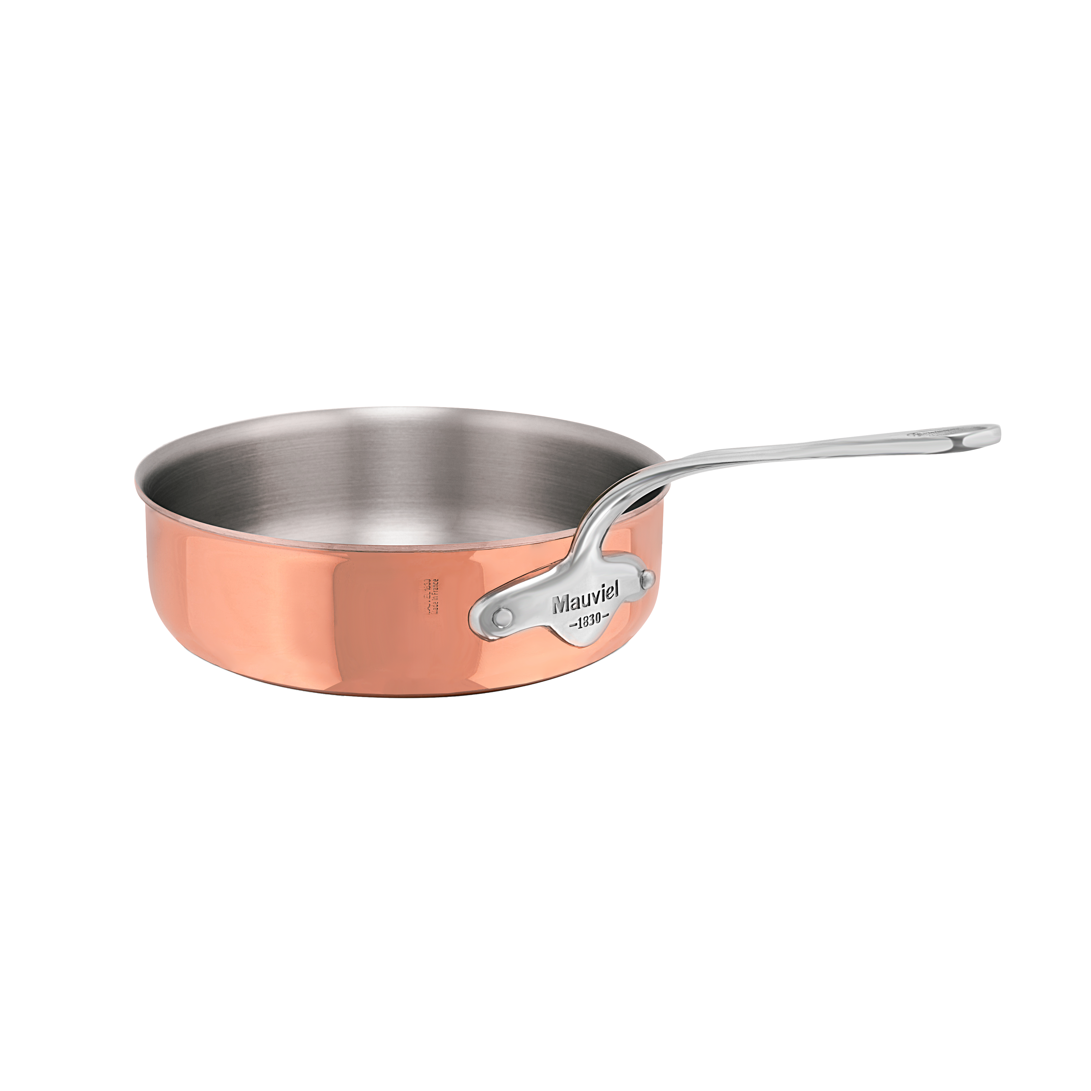 Sauteuse en cuivre inox induction M'6S