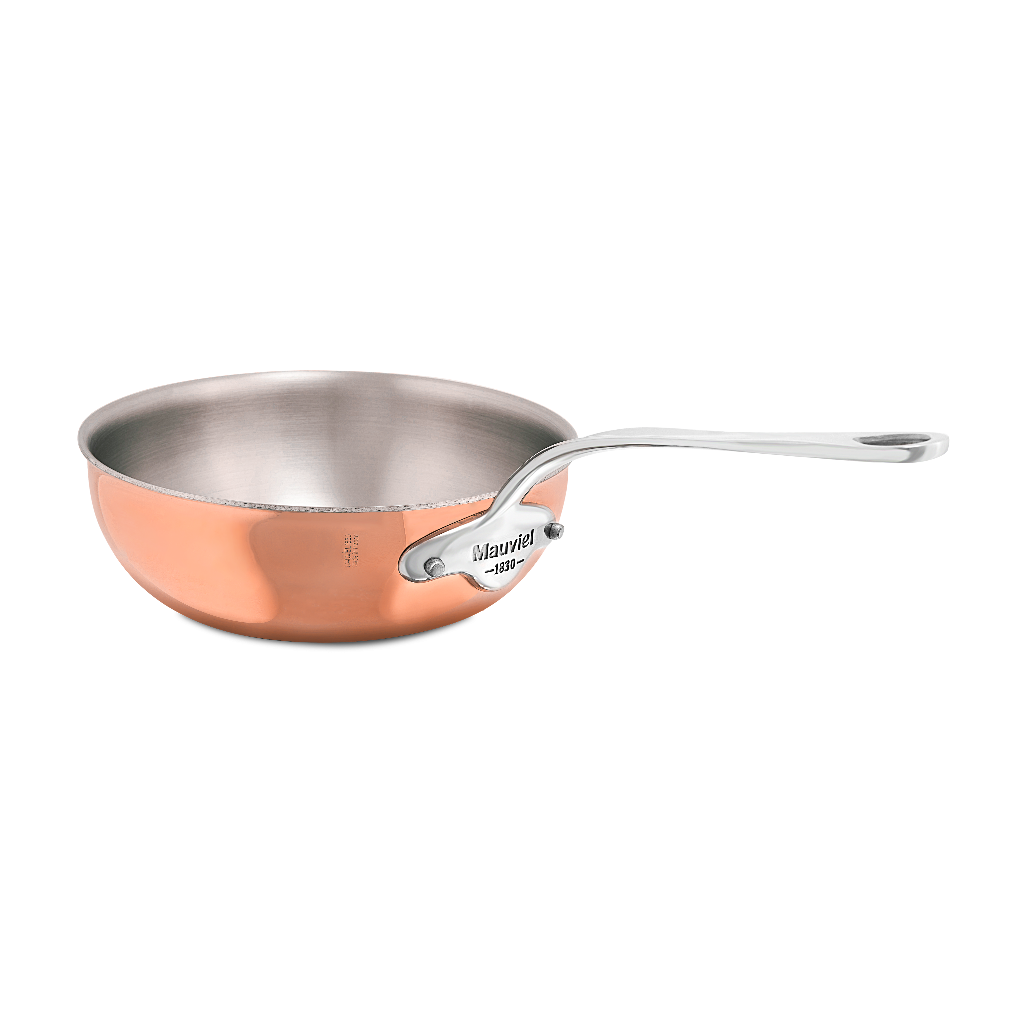 Évasée bombée en cuivre inox induction M'6S