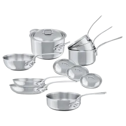 Batterie de 12 pièces en inox M'COOK