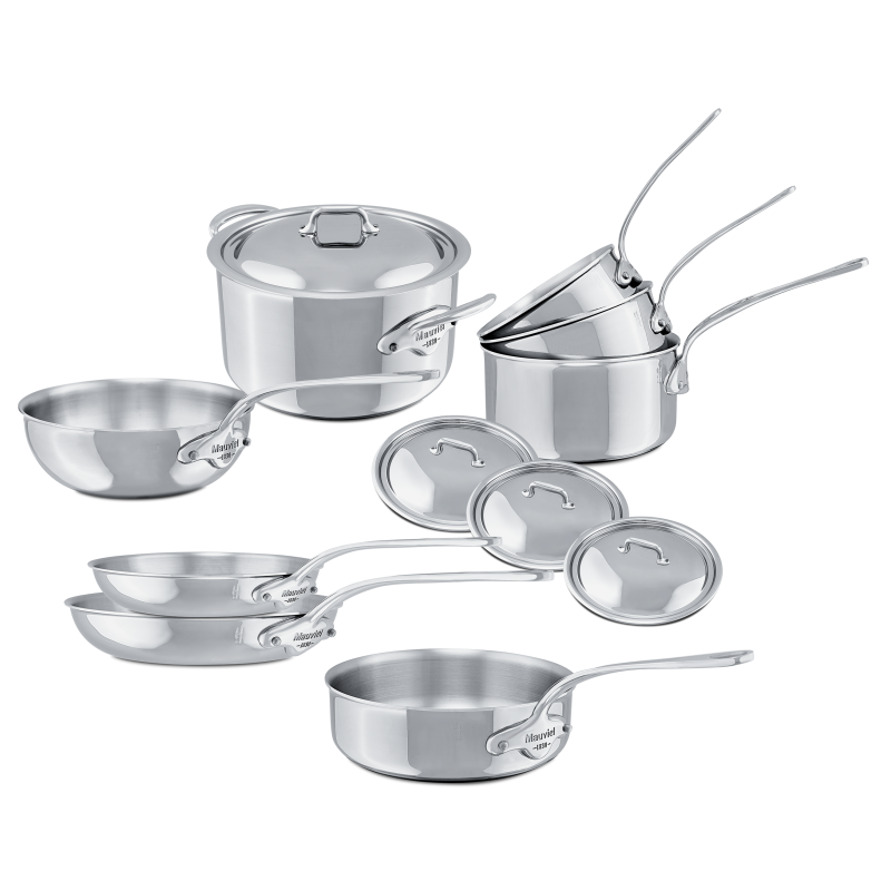 Batterie de 12 pièces en inox M'COOK