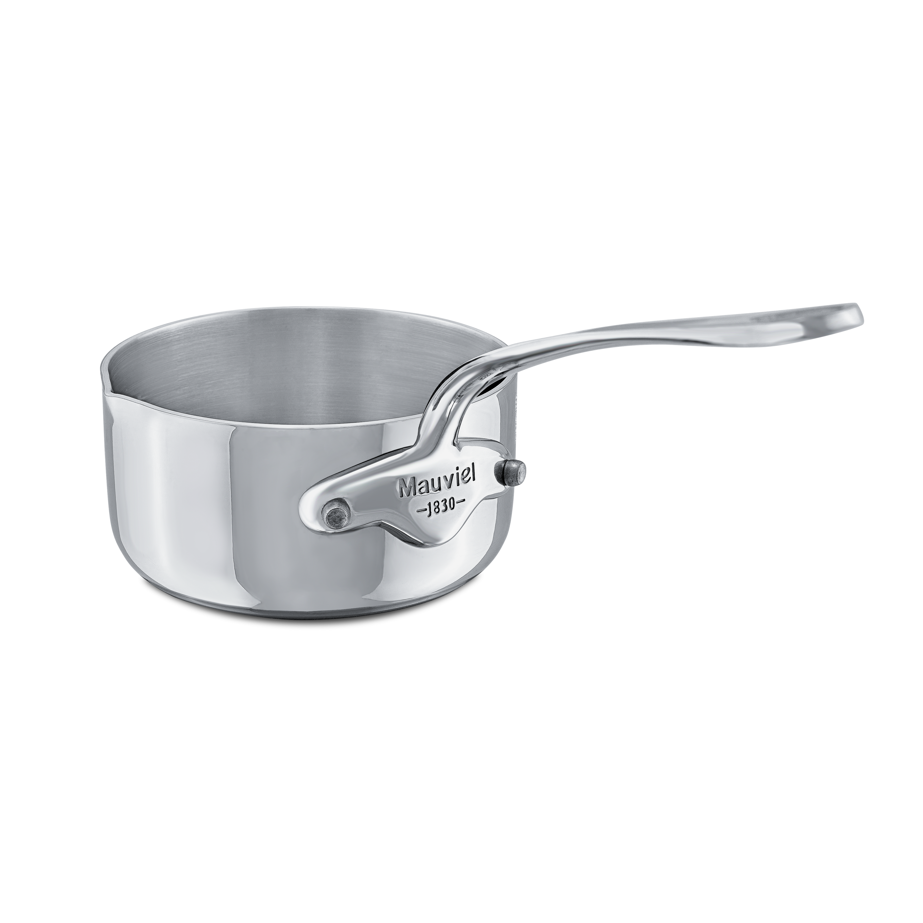Casserole en inox avec bec verseur M'COOK