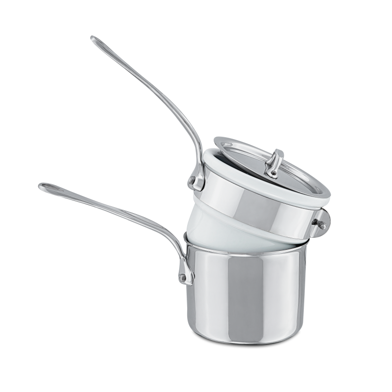 Bain-marie en inox avec couvercle M'COOK ACCESSOIRE
