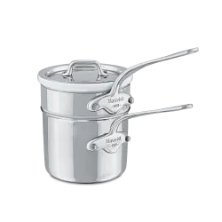 Bain-marie en inox avec couvercle M'COOK ACCESSOIRE