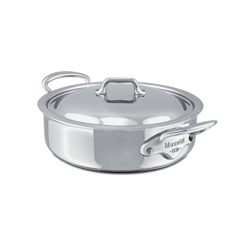 Rondeau en inox avec couvercle M'COOK