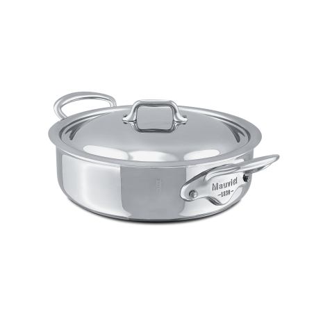 Rondeau en inox avec couvercle M'COOK