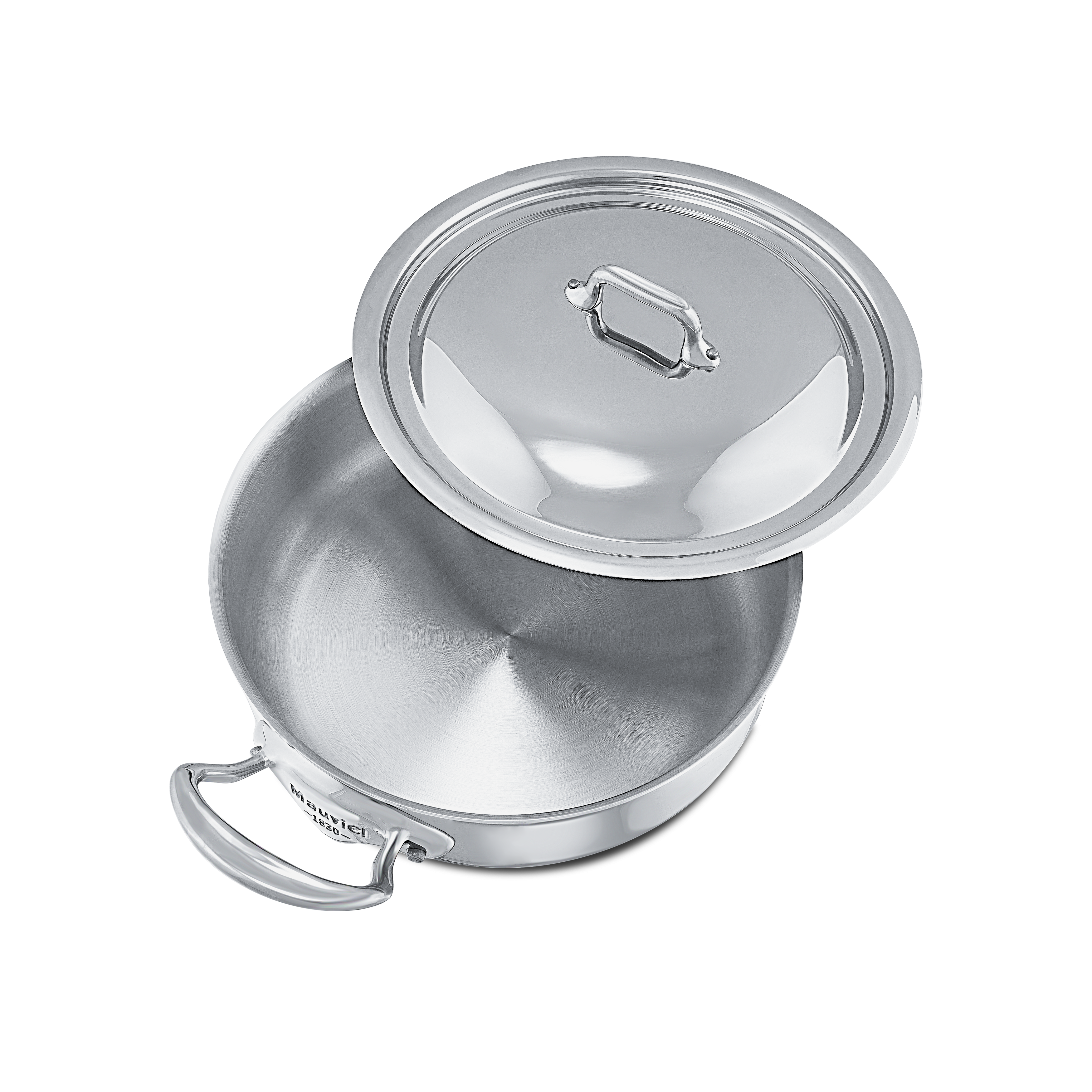 Rondeau en inox avec couvercle M'COOK