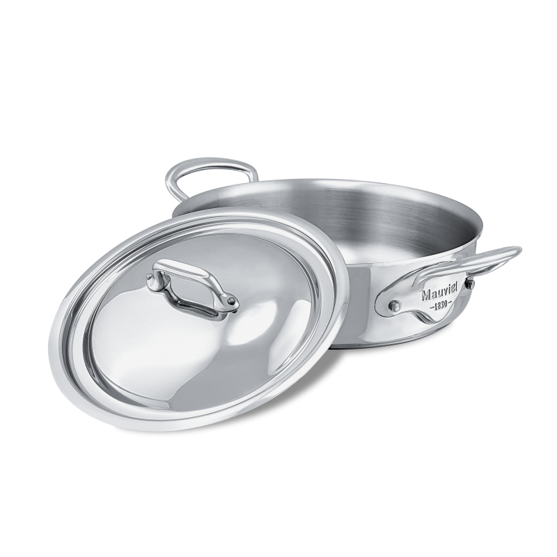 Rondeau en inox avec couvercle M'COOK