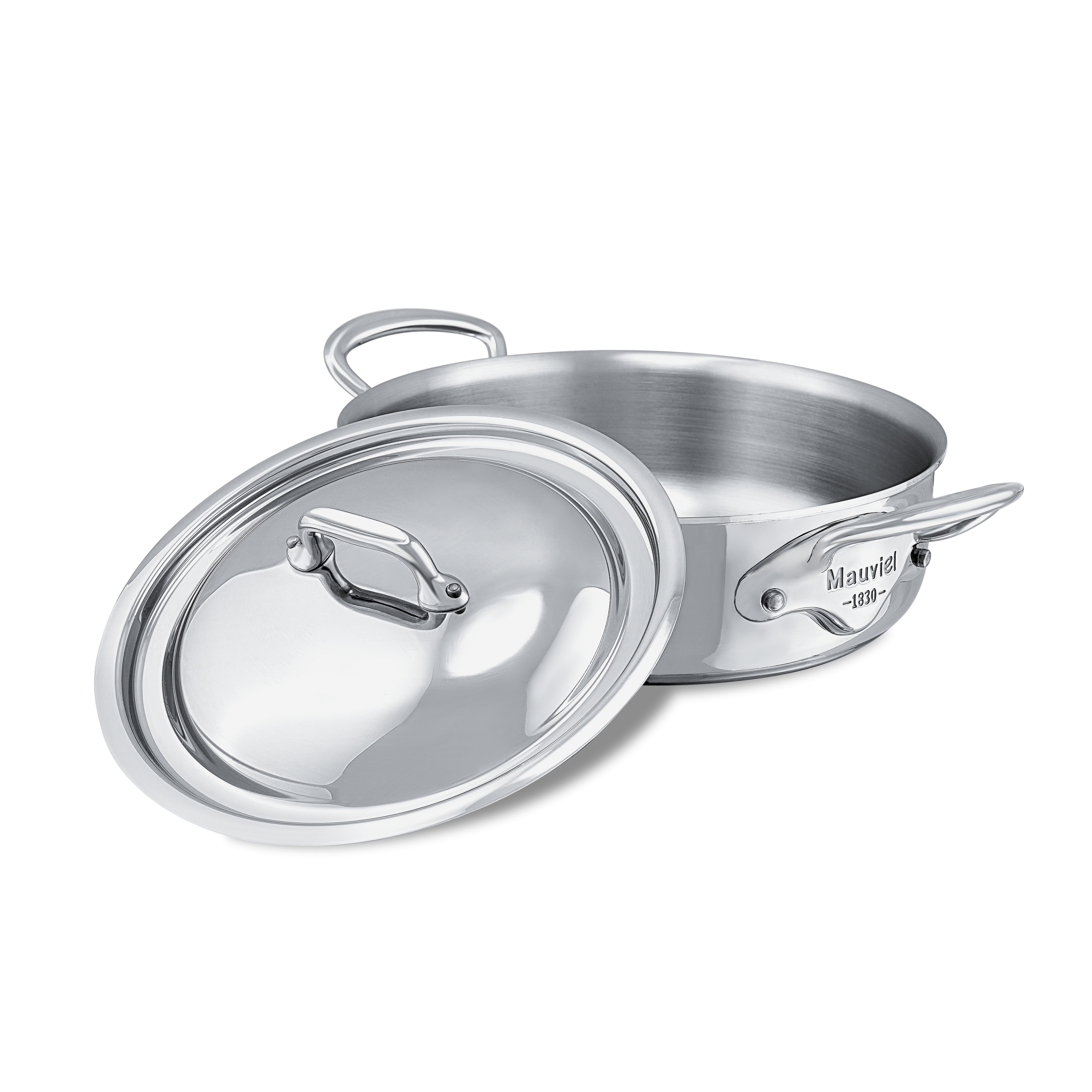 Rondeau en inox avec couvercle M'COOK