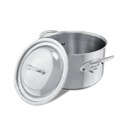 Cocotte en inox avec couvercle M'COOK
