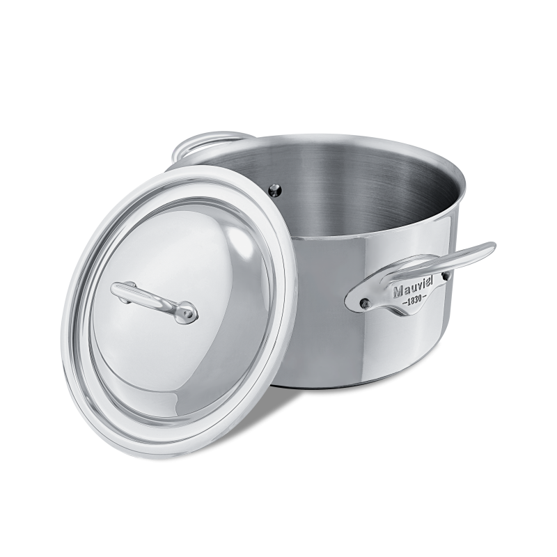 Cocotte en inox avec couvercle M'COOK