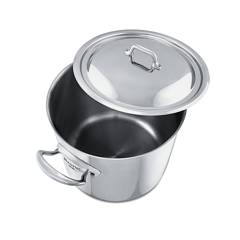 Marmite en inox avec couvercle M'COOK ACCESSOIRE