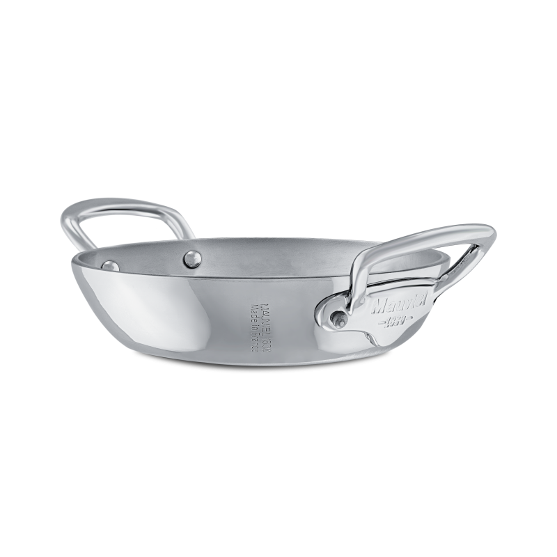 Plat rond en inox M'COOK