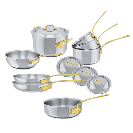 Batterie de 12 pièces en inox M'COOK B