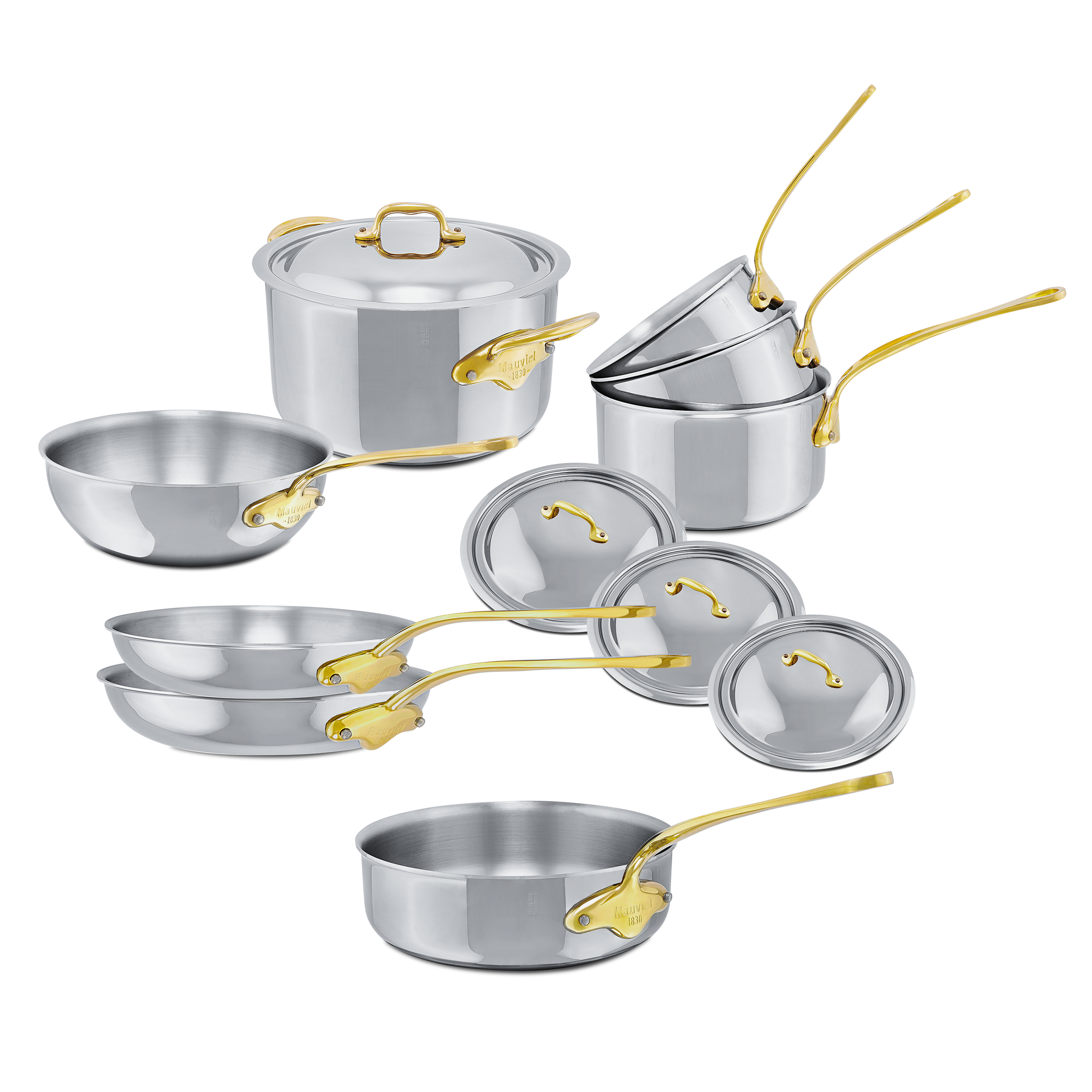 Batterie de 12 pièces en inox M'COOK B