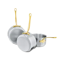 Batterie de 3 casseroles en inox M'COOK B