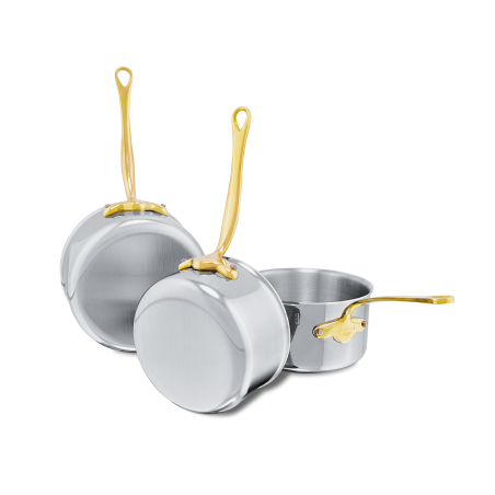 Batterie de 3 casseroles en inox M'COOK B
