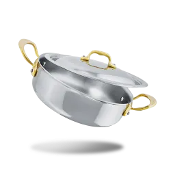 Rondeau en inox avec couvercle M'COOK B