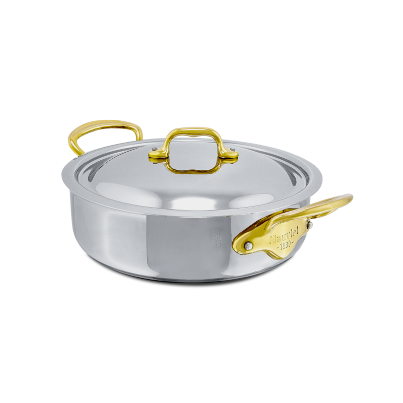 Rondeau en inox avec couvercle M'COOK B