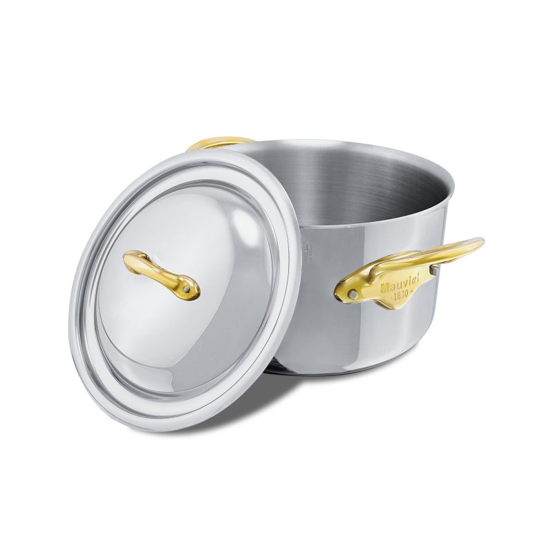 Cocotte en inox avec couvercle M'COOK B