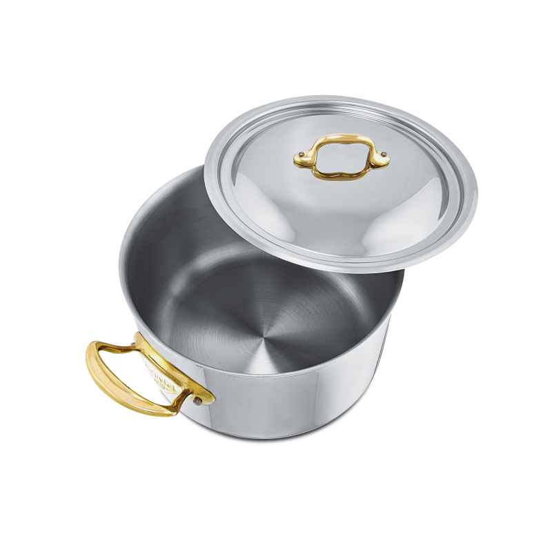 Cocotte en inox avec couvercle M'COOK B