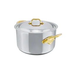 Cocotte en inox avec couvercle M'COOK B