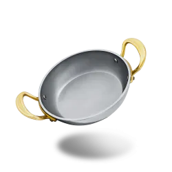 Plat rond en inox M'COOK B