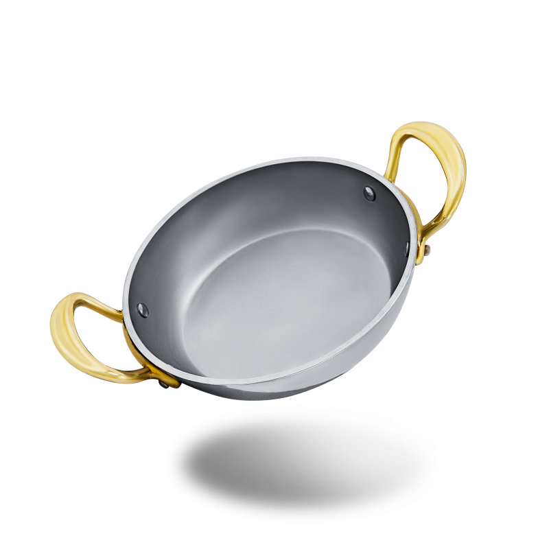 Plat rond en inox M'COOK B