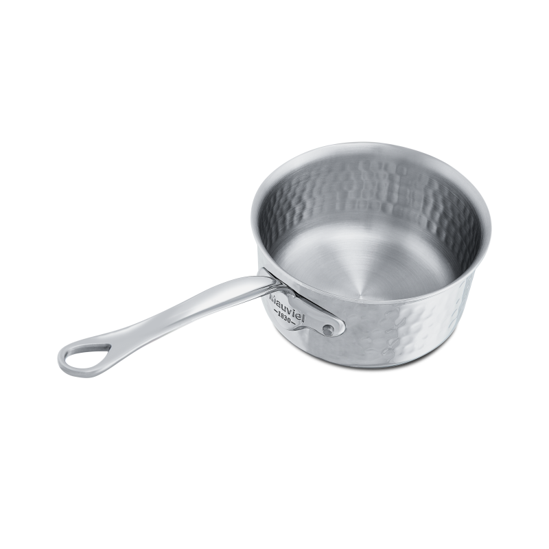 Casserole en inox martelé M'ÉLITE