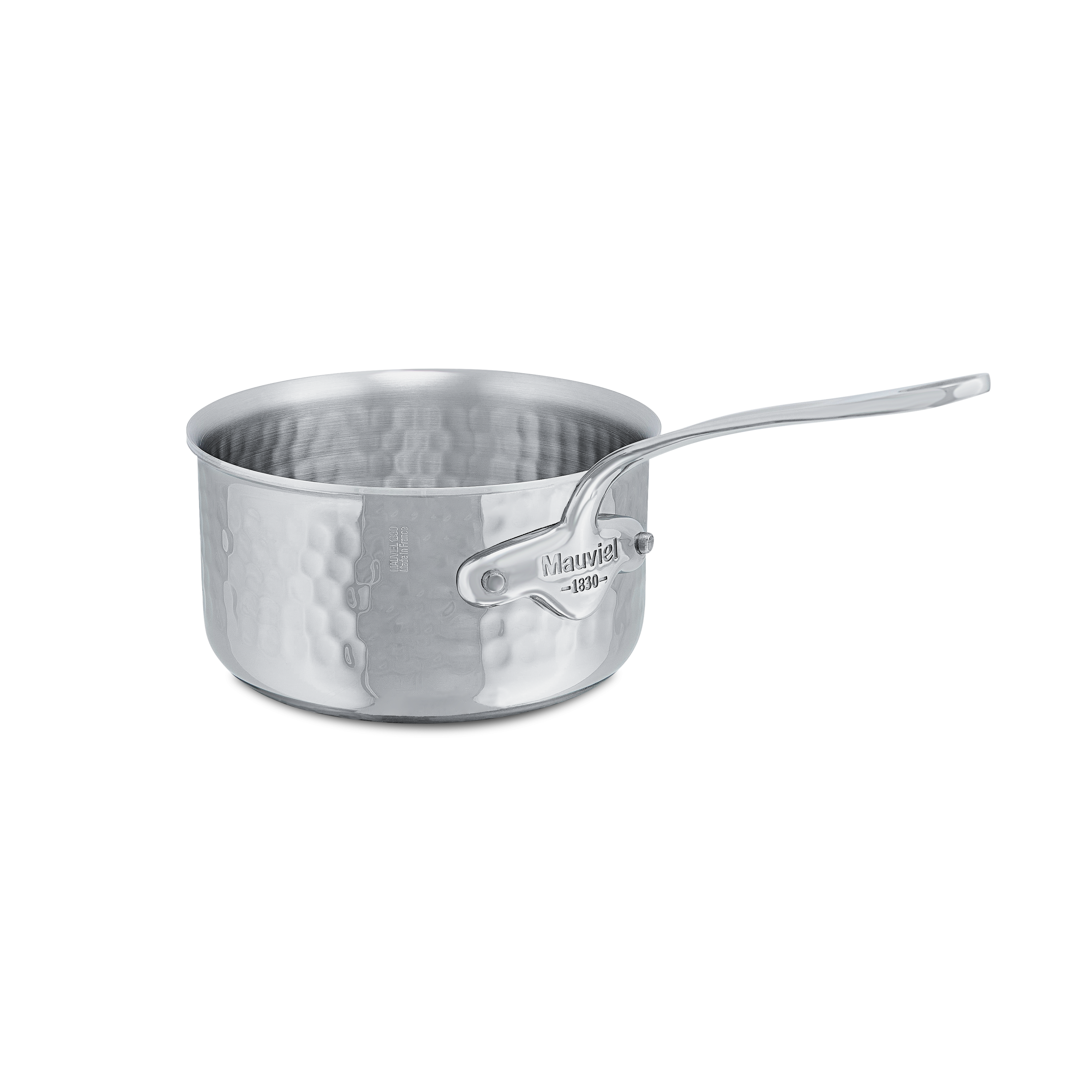 Casserole en inox martelé M'ÉLITE