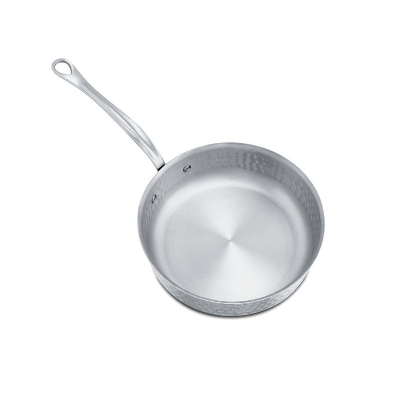 Sauteuse en inox martelé M'ÉLITE