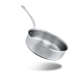 Sauteuse en inox martelé M'ÉLITE