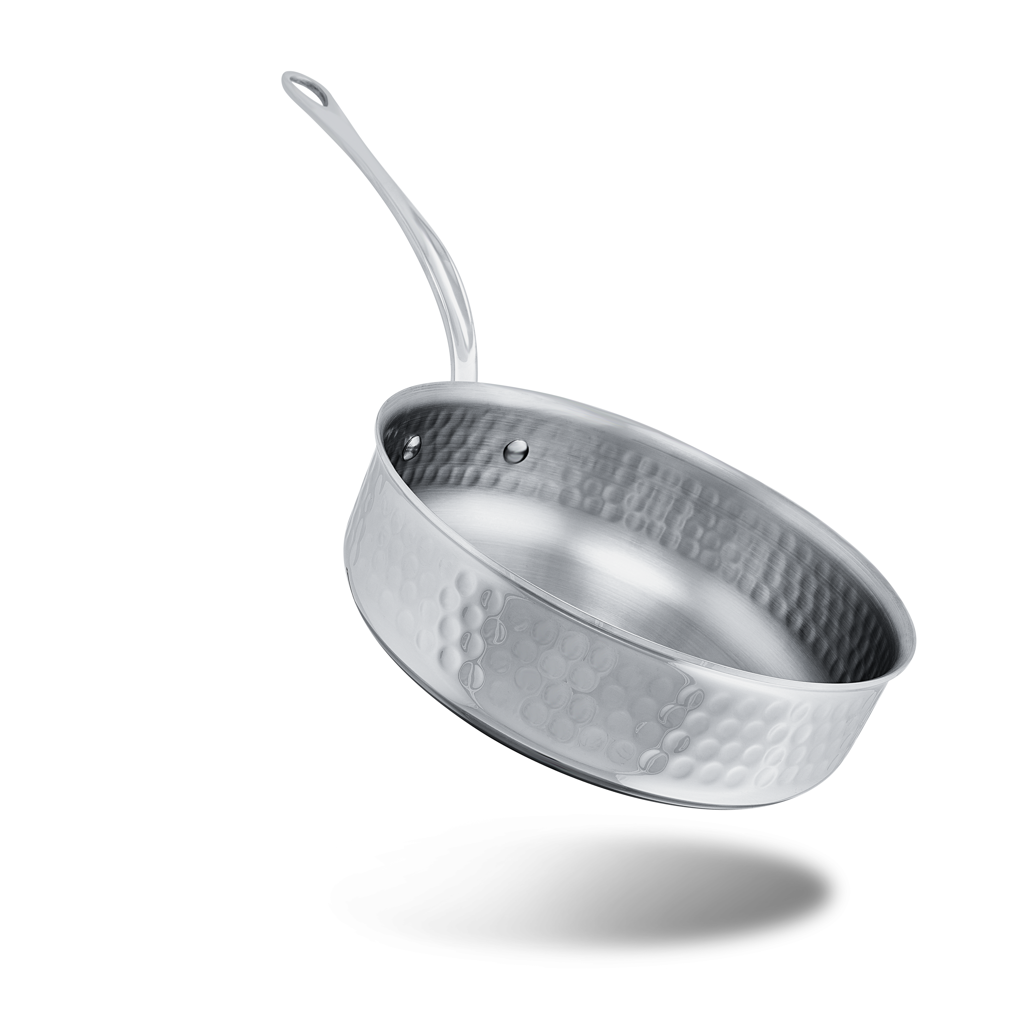 Sauteuse en inox martelé M'ÉLITE