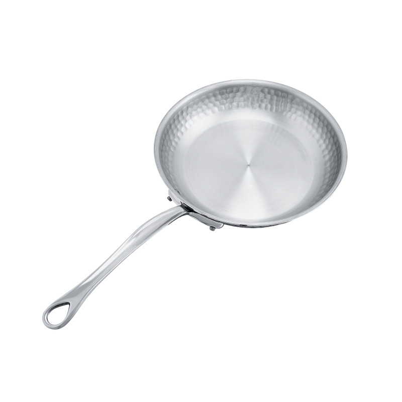 Poêle en inox martelé M'ÉLITE