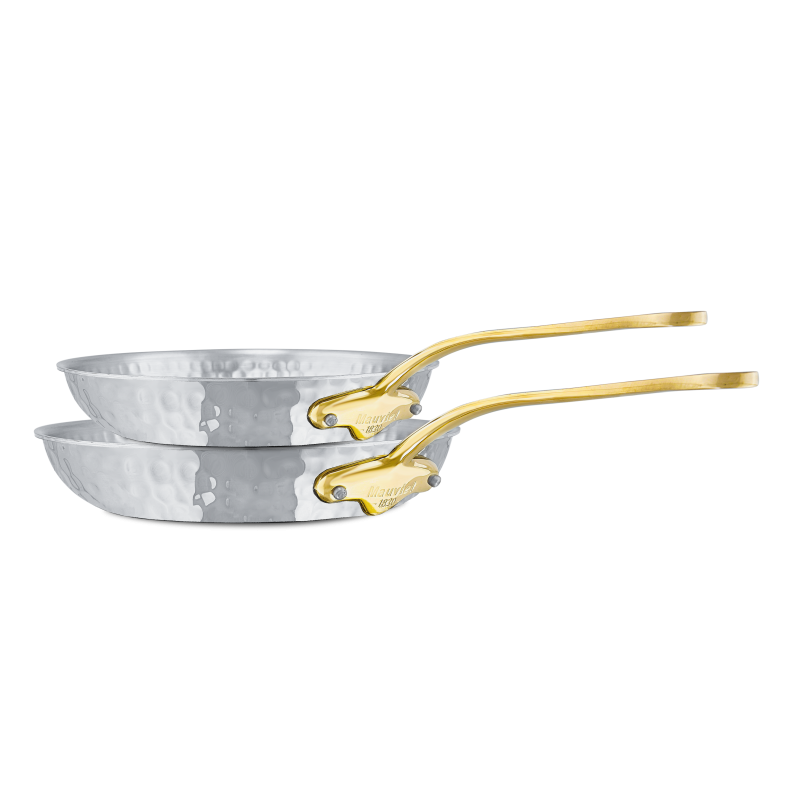 Batterie de 2 pièces en inox martelé M'ÉLITE B