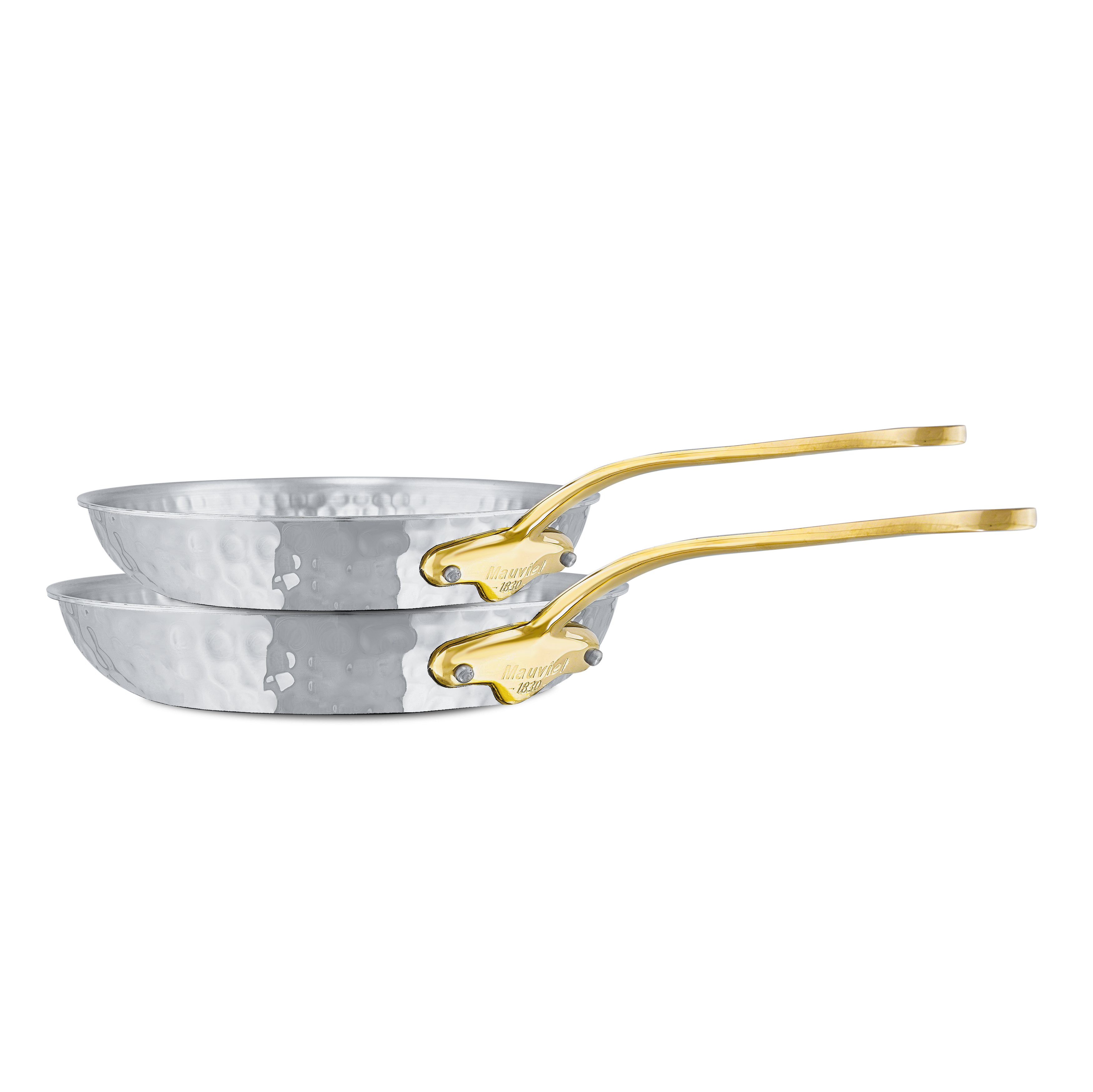 Batterie de 2 pièces en inox martelé M'ÉLITE B