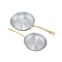 Batterie de 2 pièces en inox martelé M'ÉLITE B