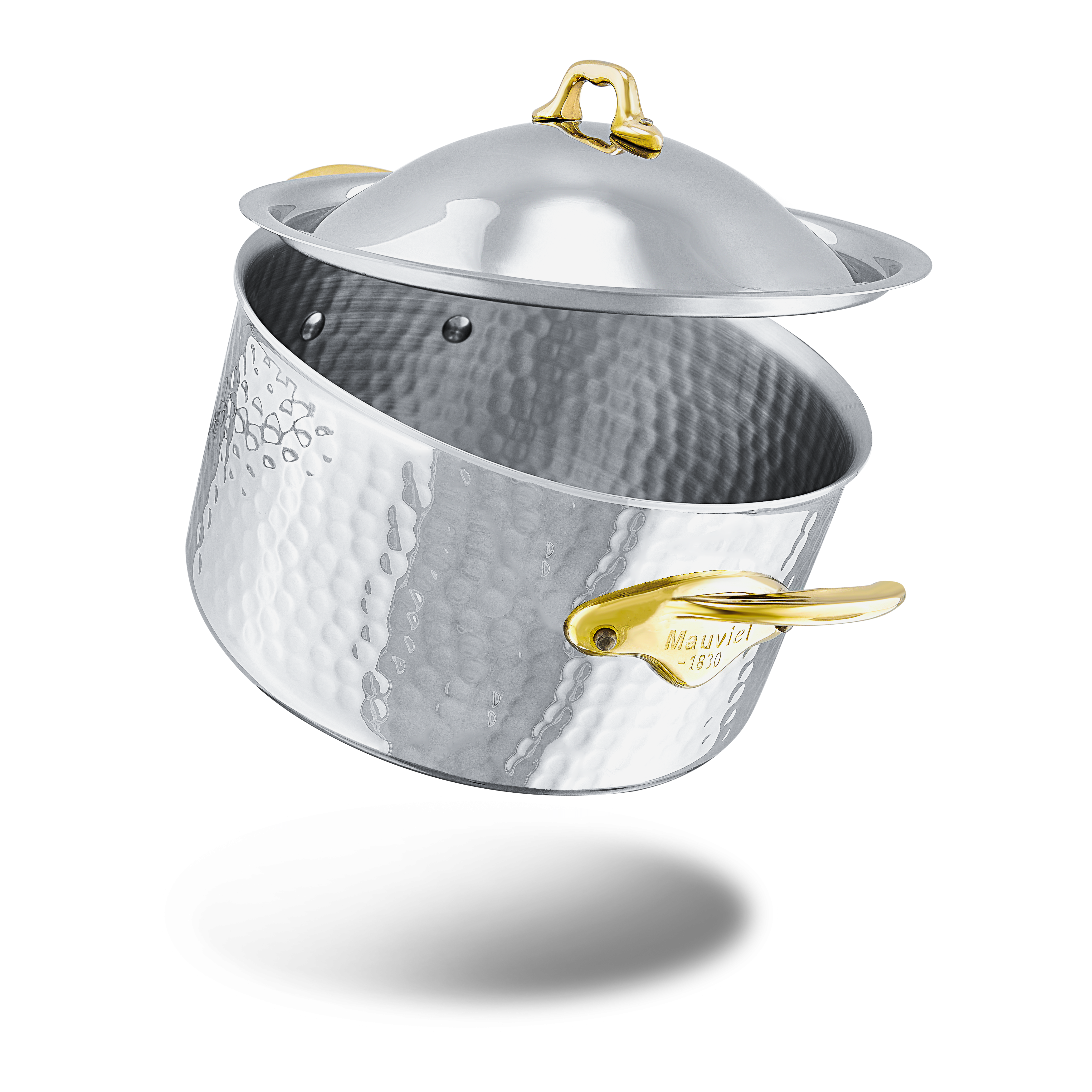 Cocotte en inox martelé avec couvercle M'ÉLITE B