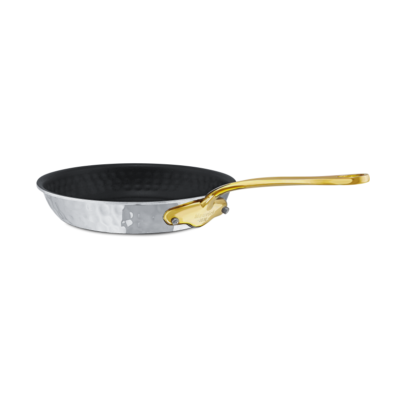 Poêle antiadhésive en inox martelé M'ÉLITE B