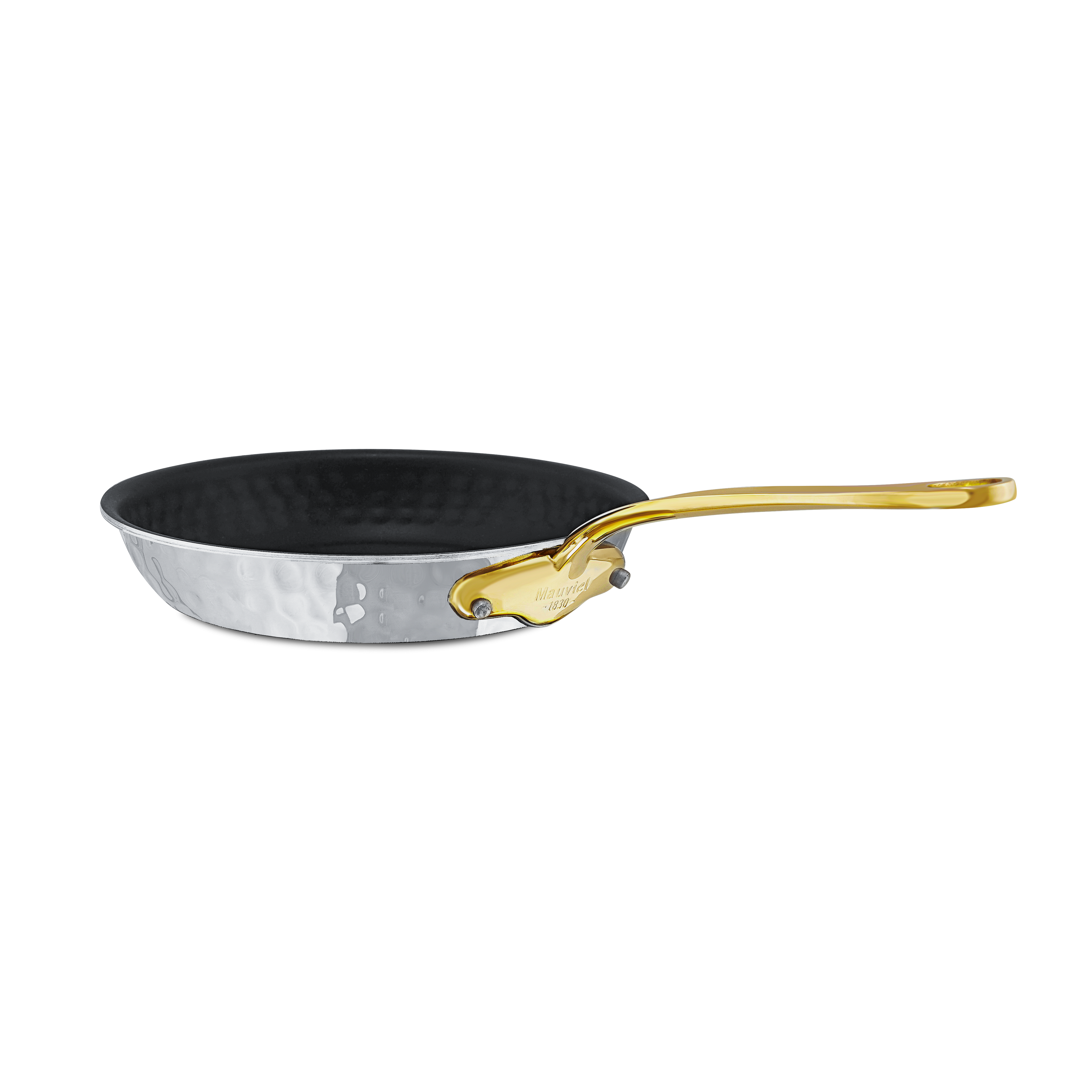 Poêle antiadhésive en inox martelé M'ÉLITE B