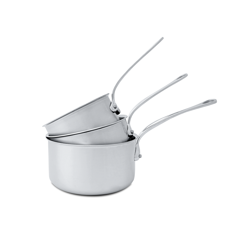 Batterie de 3 casseroles en inox M'URBAN 3