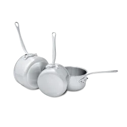 Batterie de 3 casseroles en inox M'URBAN 3