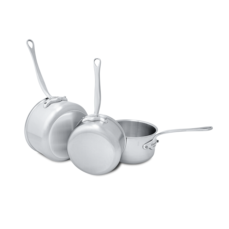 Batterie de 3 casseroles en inox M'URBAN 3