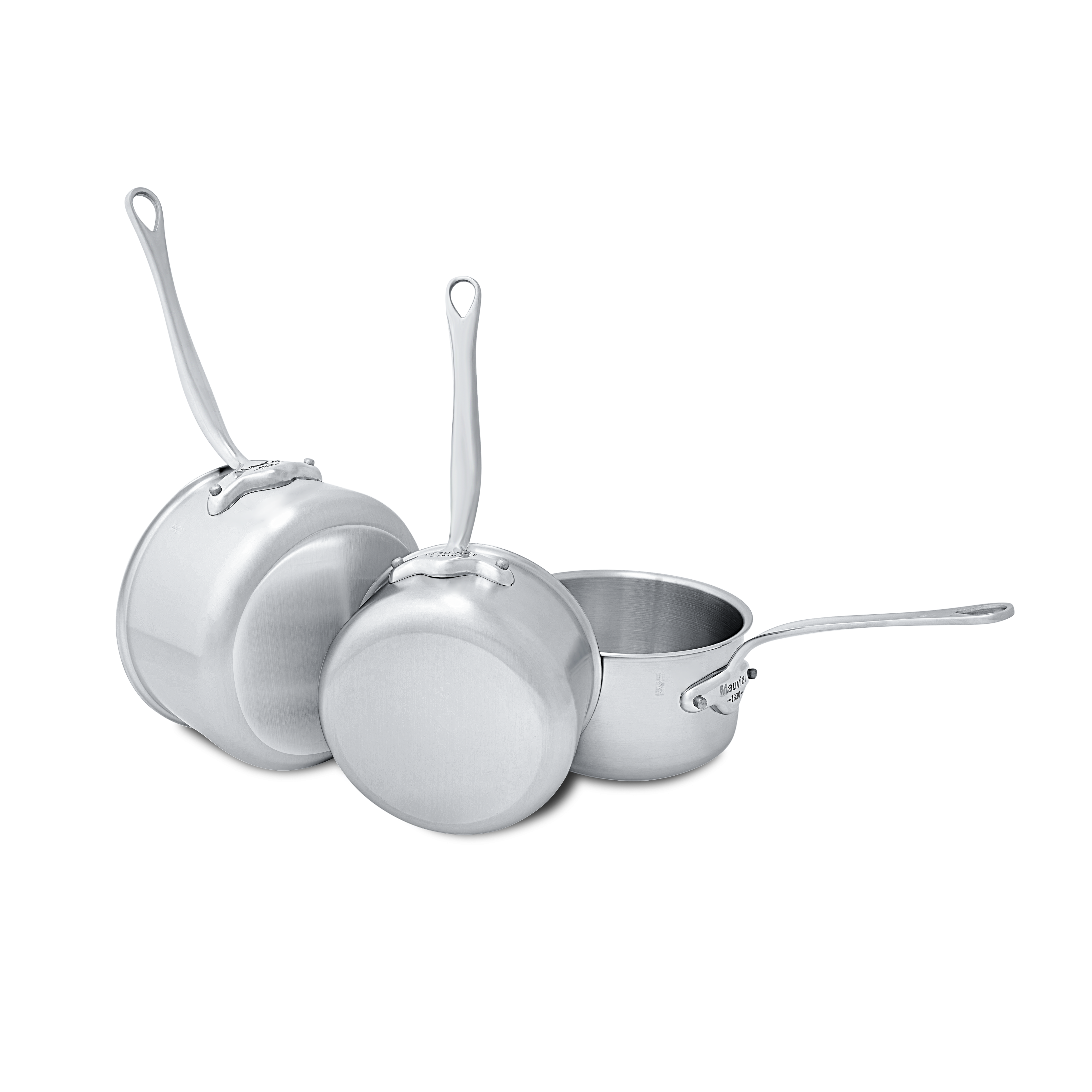 Batterie de 3 casseroles en inox M'URBAN 3