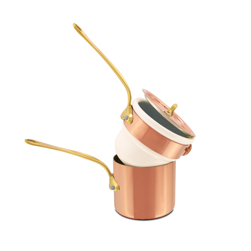 Bain-marie en cuivre étamé avec couvercle M'HÉRITAGE 150B ACCESSOIRE