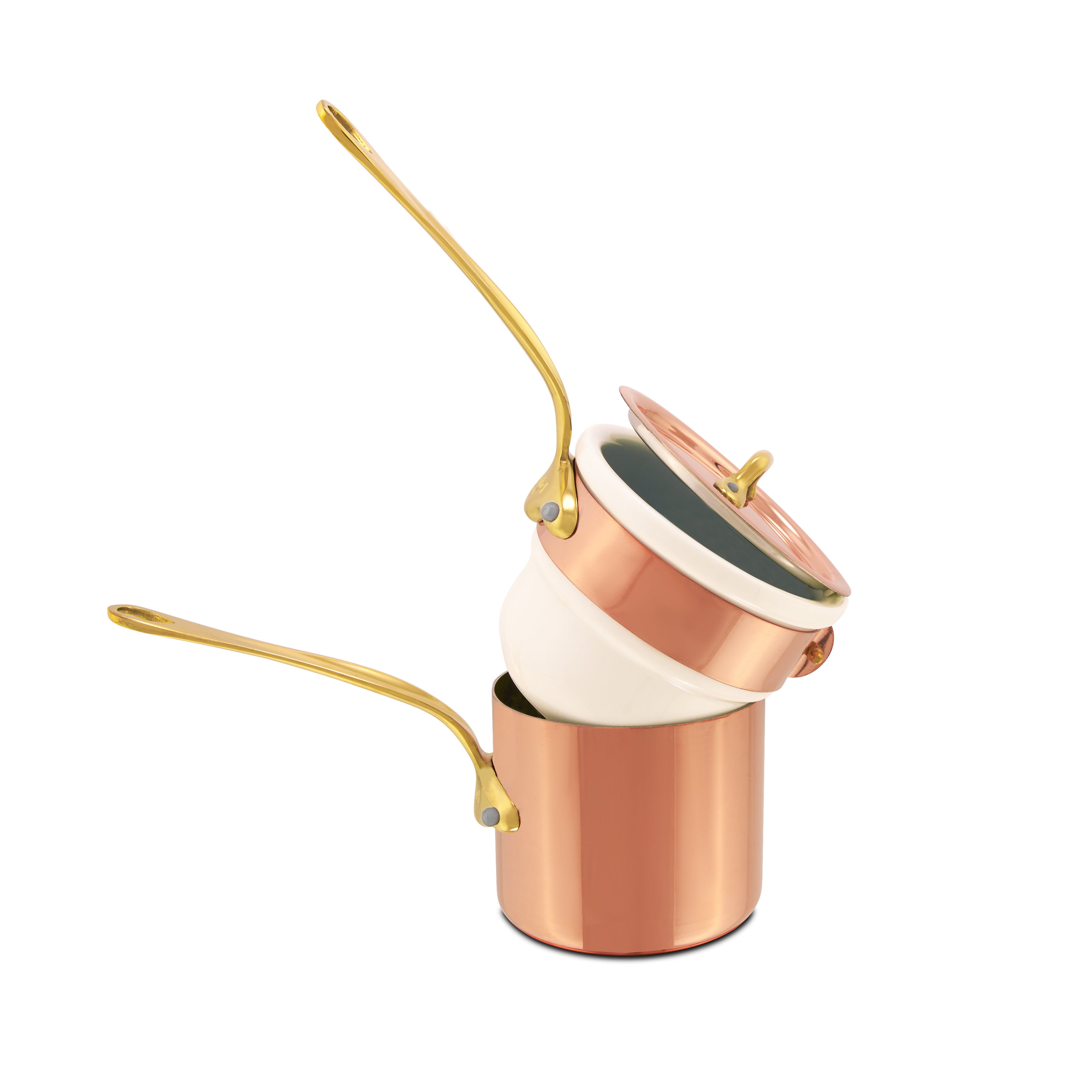 Bain-marie en cuivre étamé avec couvercle M'HÉRITAGE 150B ACCESSOIRE