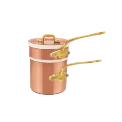 Bain-marie en cuivre étamé avec couvercle M'HÉRITAGE 150B ACCESSOIRE