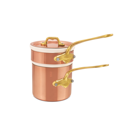 Bain-marie en cuivre étamé avec couvercle M'HÉRITAGE 150B ACCESSOIRE
